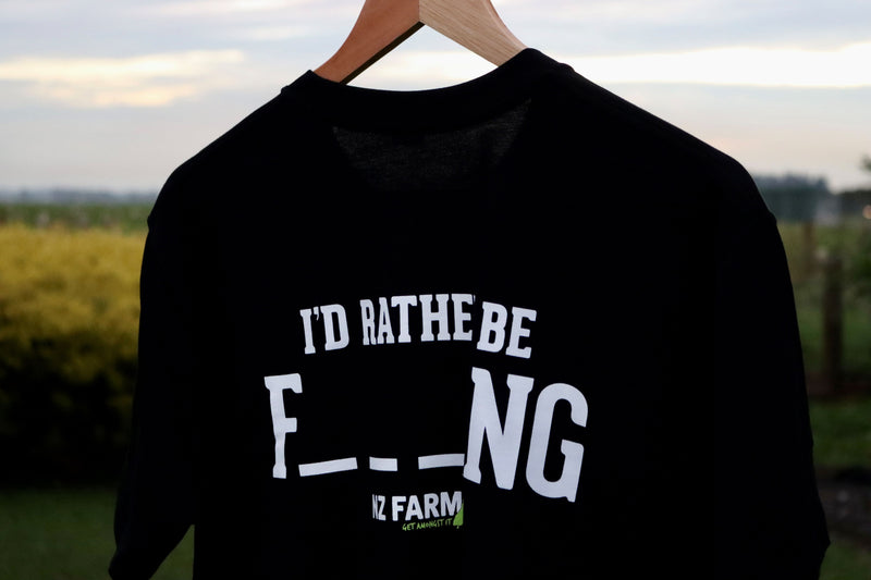 Load image into Gallery viewer, &#39;I&#39;d rather be&#39; T-Shirt - NZ Farming Store
