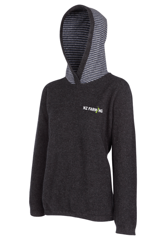 MKM Womens Striped Hoodie - NZ Farming Store