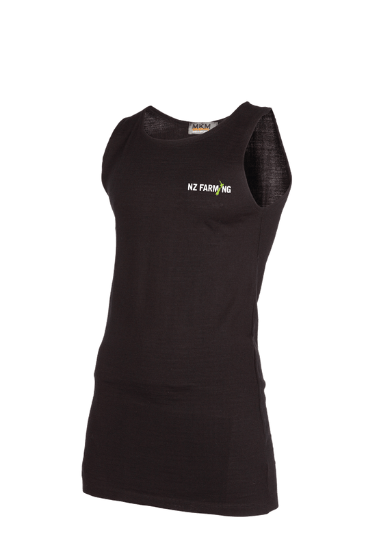 MKM Active Merino Shearer Singlet - NZ Farming Store